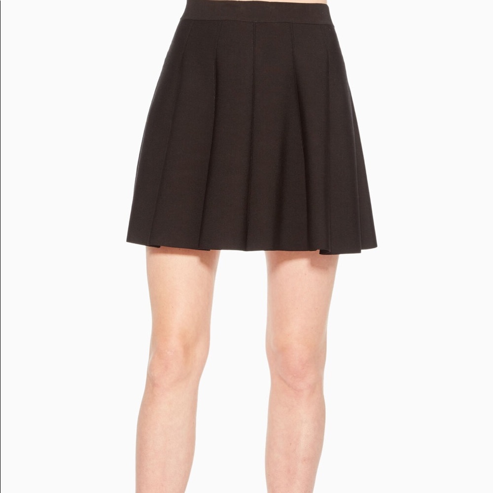 Parker NY knit pleated skirt
